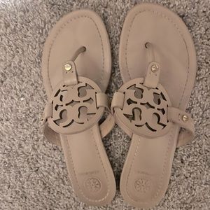 Tory Burch Leather Miller Sandals